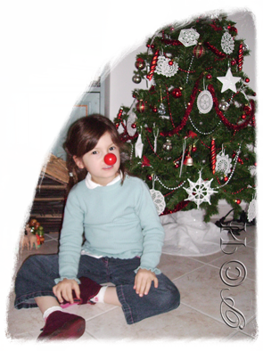 Elodie fait le clown
